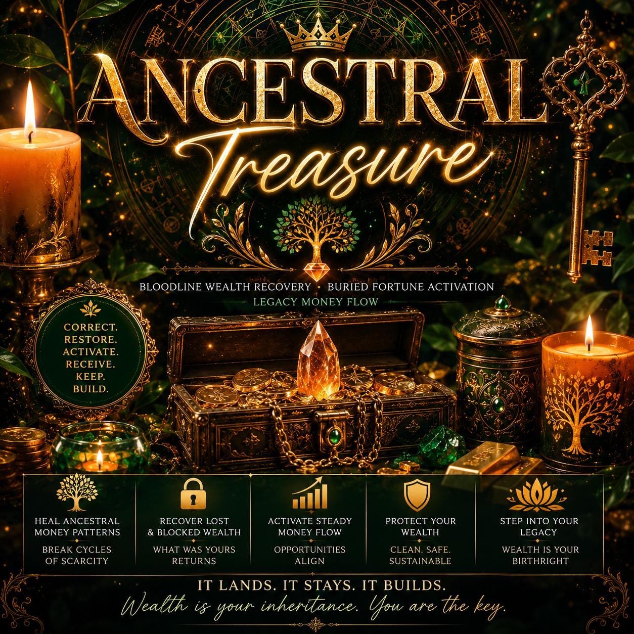 Ancestral Treasure | Bloodline Wealth Recovery • Buried Fortune Activation • Legacy Money Flow