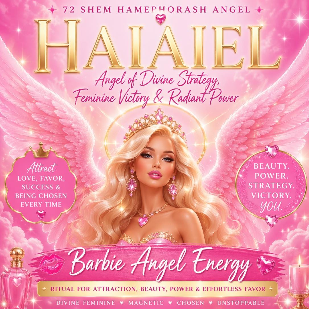 Haiaiel Ritual for Beauty, Power, Attraction & Effortless Favor | Barbie Angel Energy | Angelic Pretty Privilege