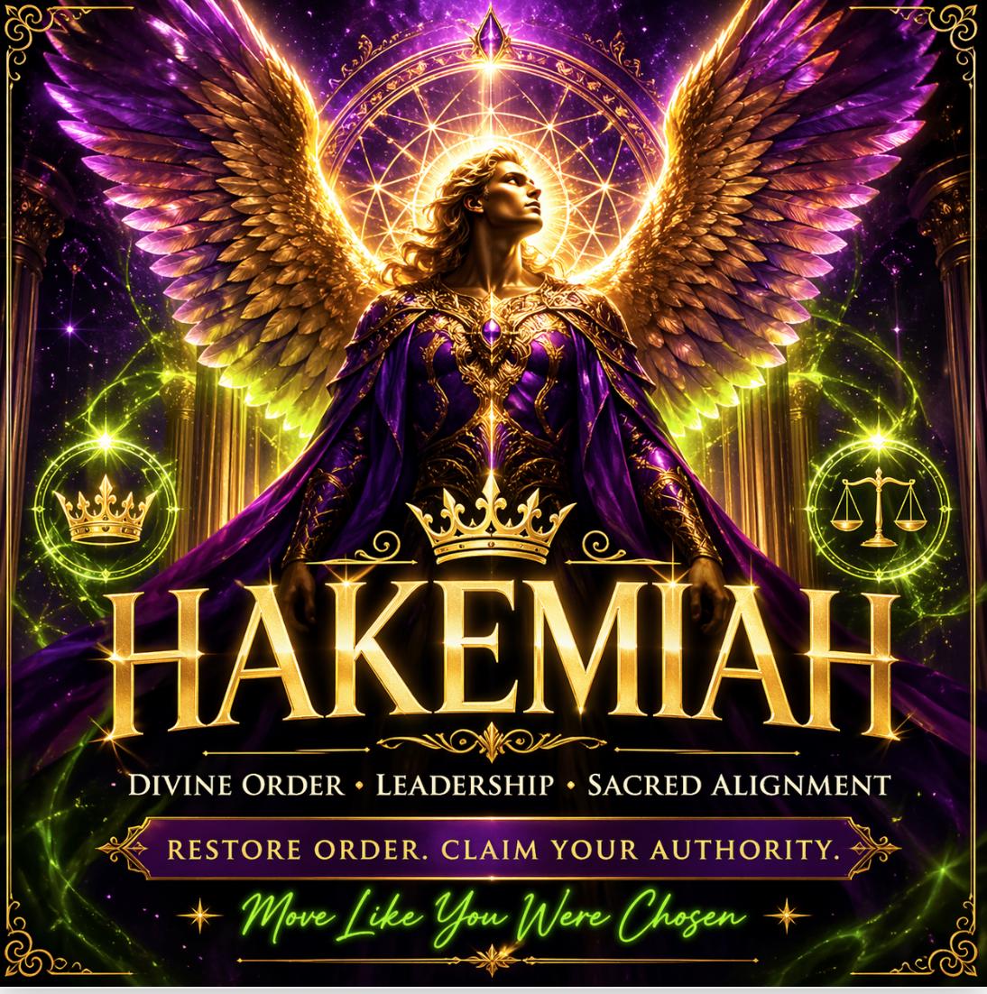 Hakemiah — Divine Order, Leadership, and Sacred Alignment Ritual | Step into Authority, Move Like You Were Chosen