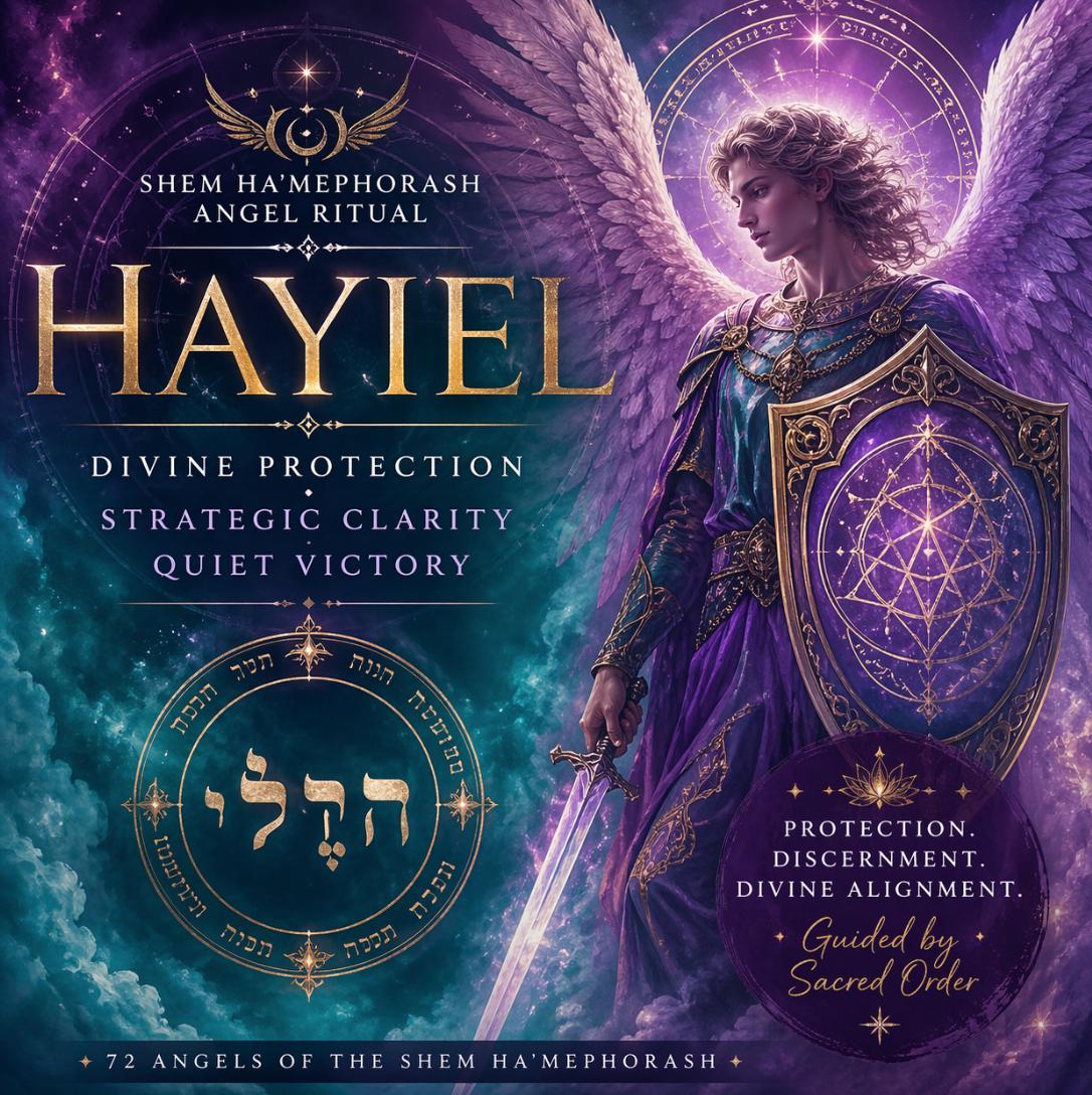 Hayiel | Divine Protection, Strategic Clarity & Quiet Victory (Shem HaMephorash Angel Ritual)