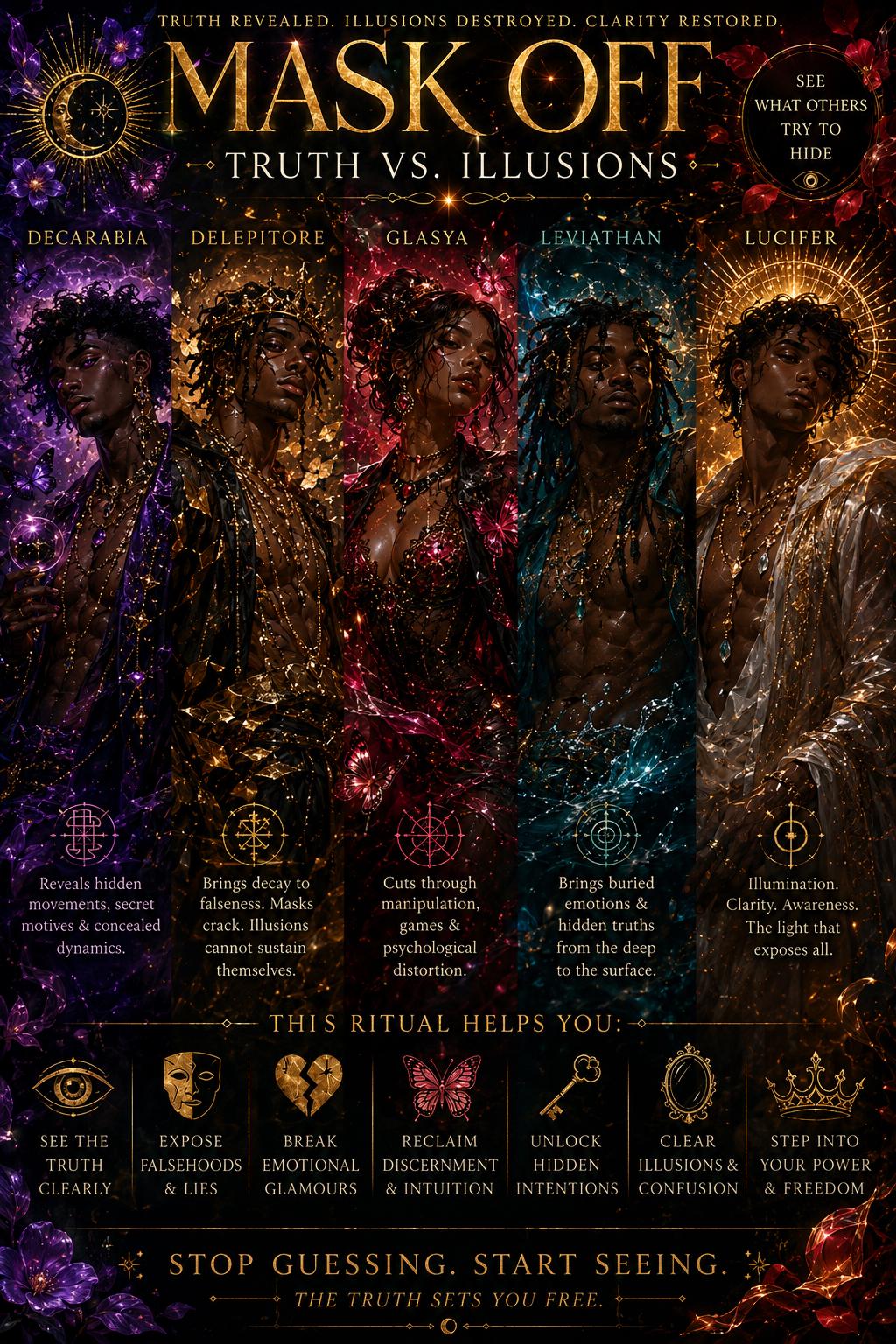 Mask Off | Remove Strategic Confusion, Masks, Unclear Friendships, Hidden Enemies, and Expose False Promises and Manipulative Dynamics