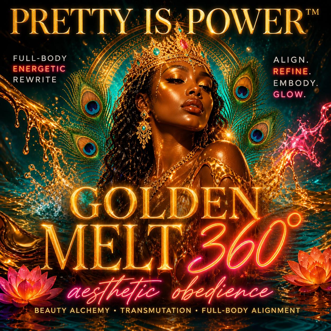 PRETTY IS POWER: Golden Melt 360 | Full-Body Alignment & Aesthetic Obedience