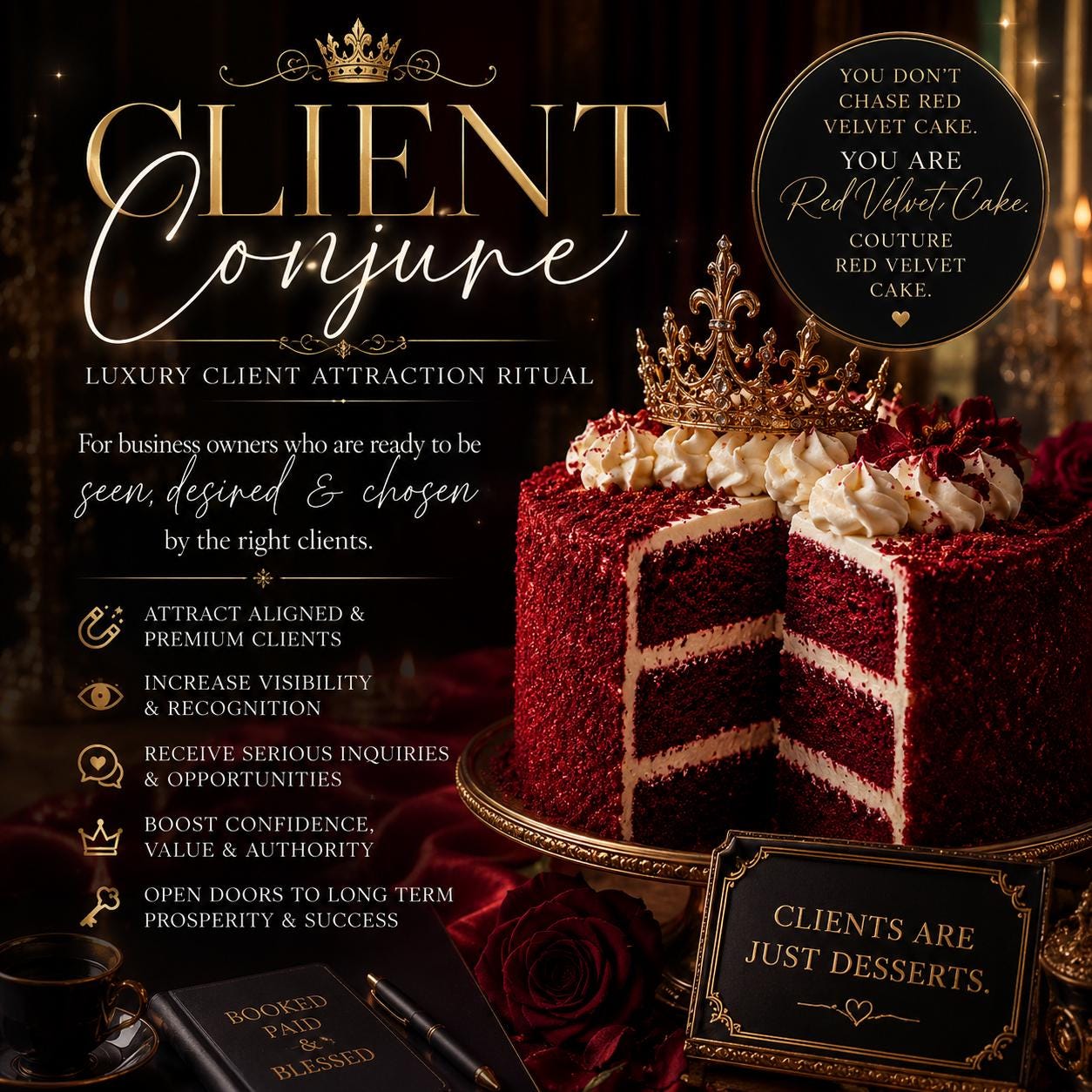 Client Conjure | Luxury Attraction Ritual | Draw People Who Are Already Looking for You