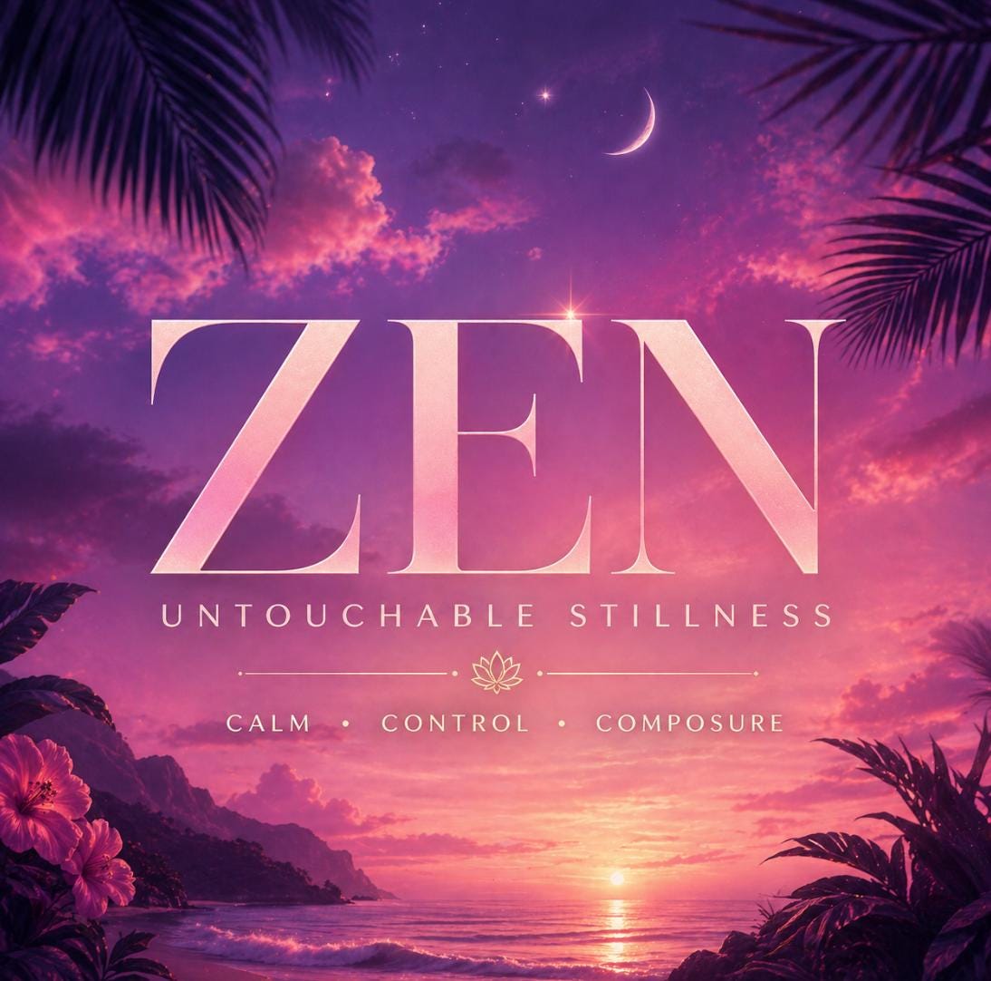 ZEN — Untouchable Stillness Ritual | Pause. Choose. Stay in Control.