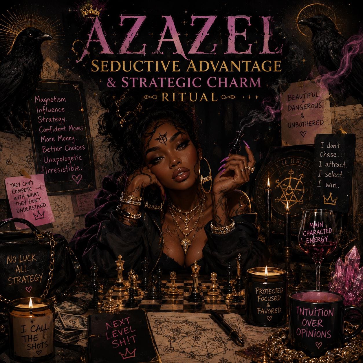 Azazel Seductive Advantage and Strategic Charm Ritual | Influence, Magnetism, Confidence & Power Moves